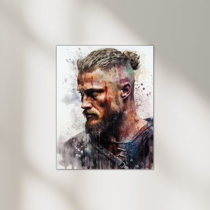 Ragnar Lothbrok Wall Art - InkTale