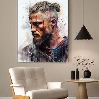 Ragnar Lothbrok Wall Art - InkTale