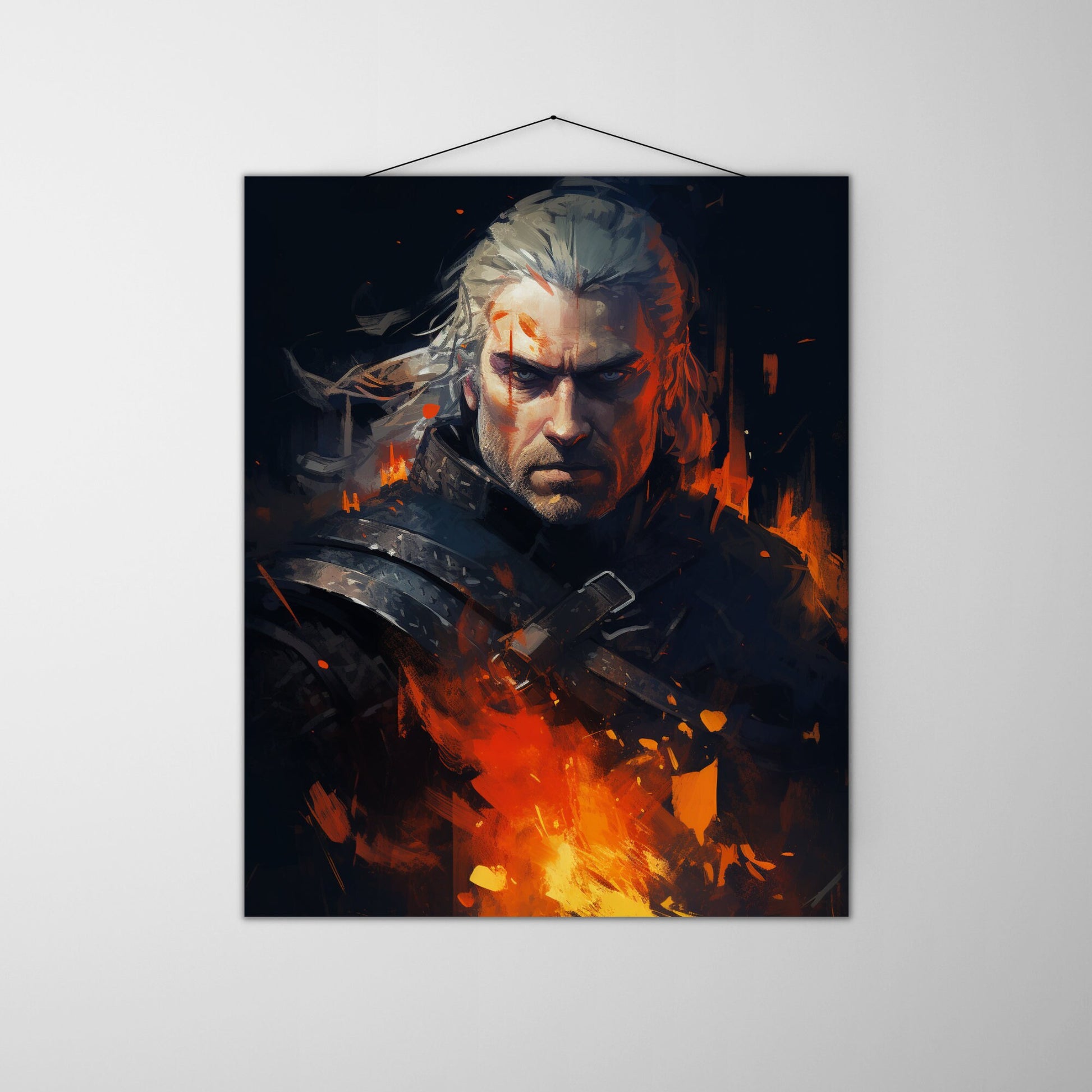 Geralt of Rivia Wall Art - InkTale