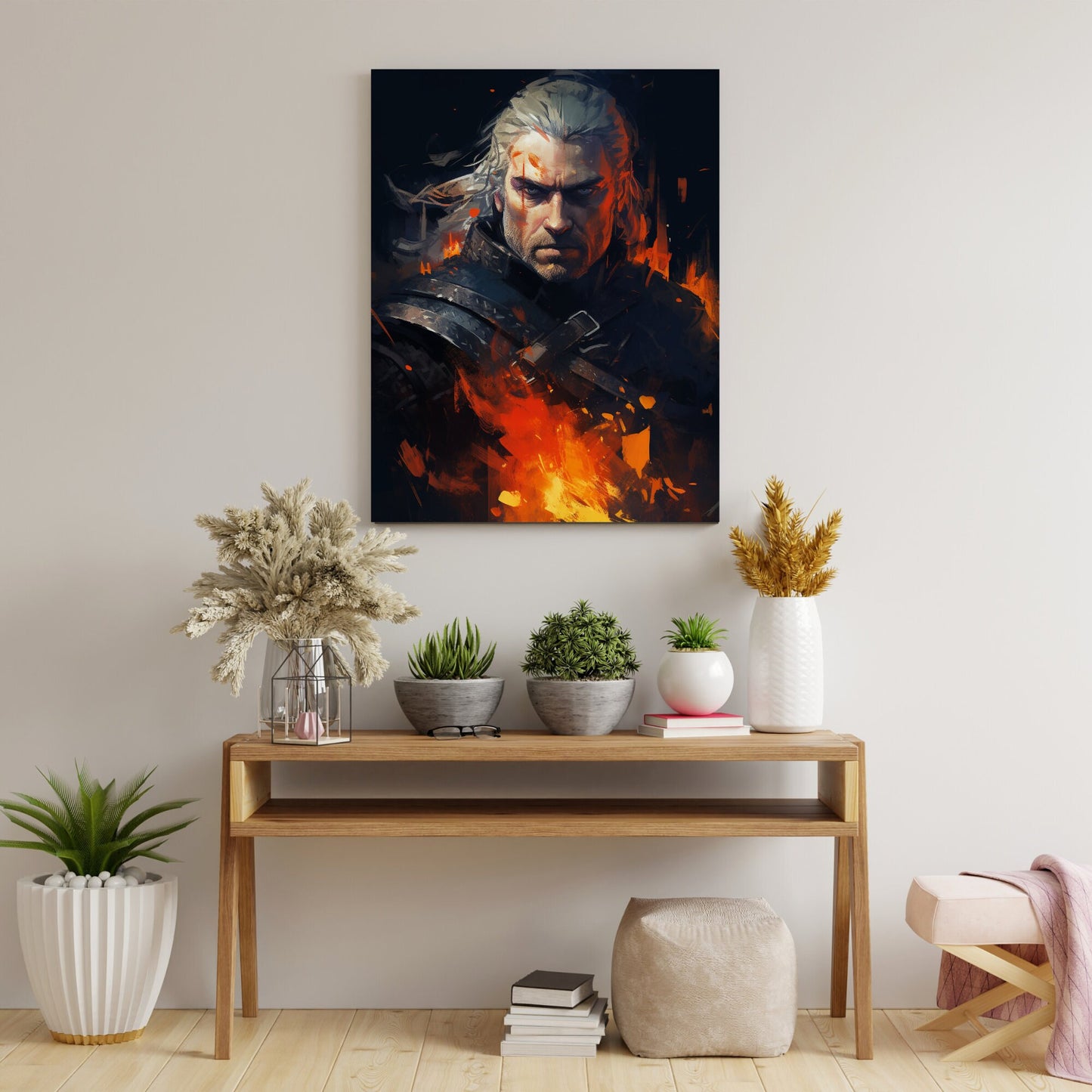 Geralt of Rivia Wall Art - InkTale