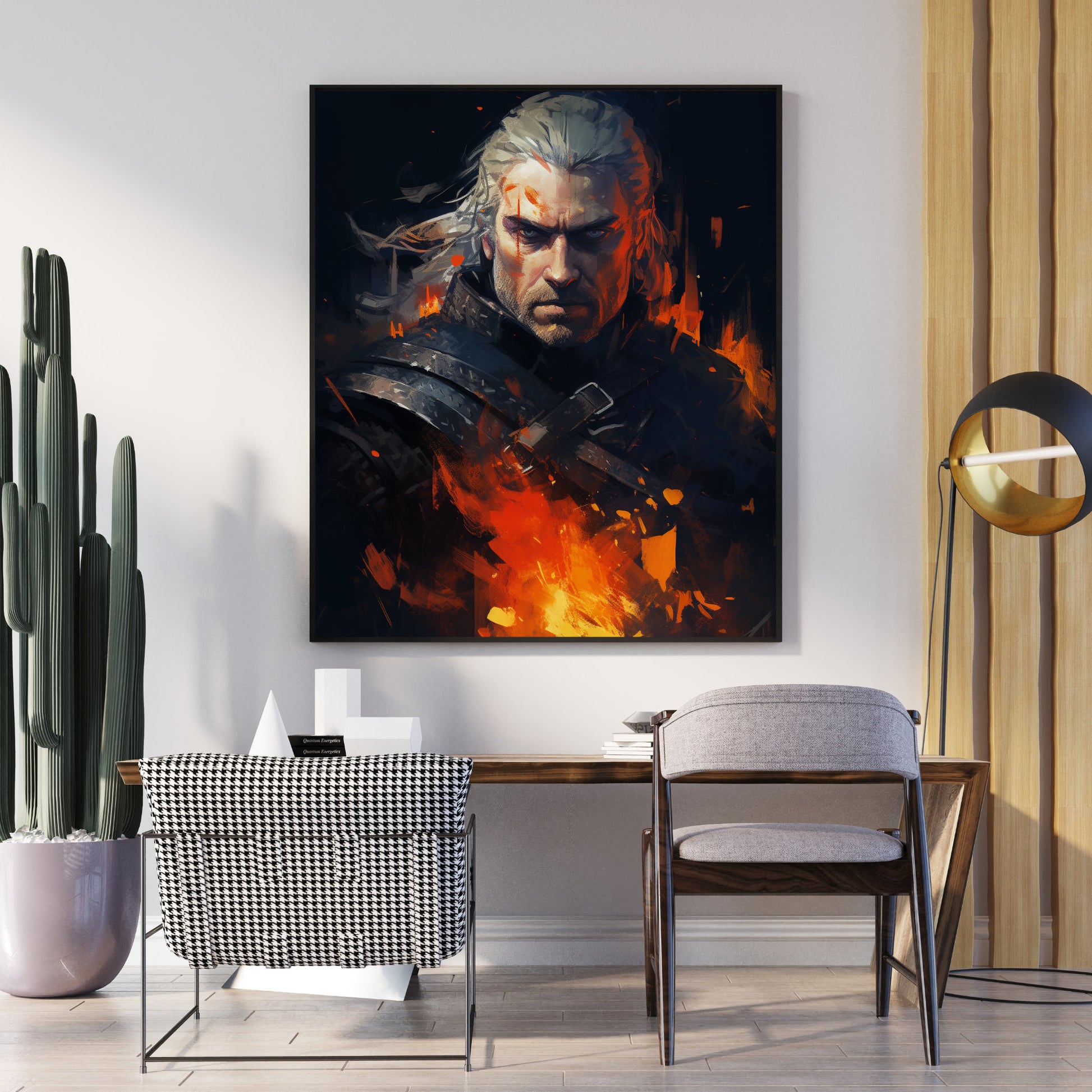 Geralt of Rivia Wall Art - InkTale