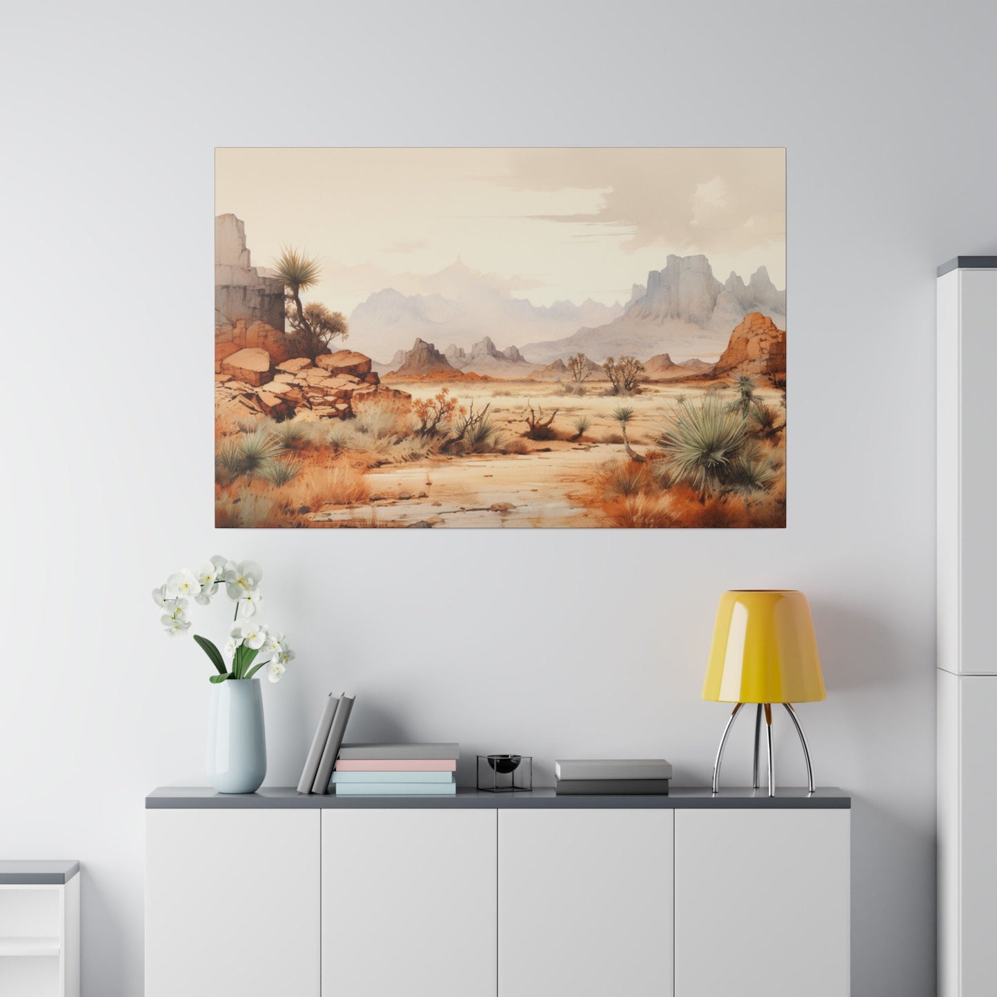 Desert Canvas Wall Art - InkTale