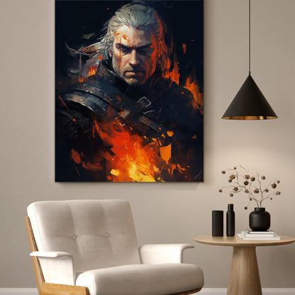 Geralt of Rivia Wall Art - InkTale