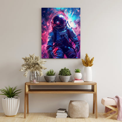 Psychedelic Astronaut Wall Art - InkTale