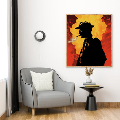 Oppenheimer Cillian Murphy Wall Art - InkTale