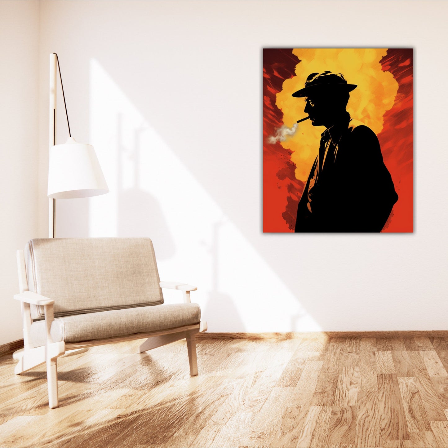 Oppenheimer Cillian Murphy Wall Art - InkTale