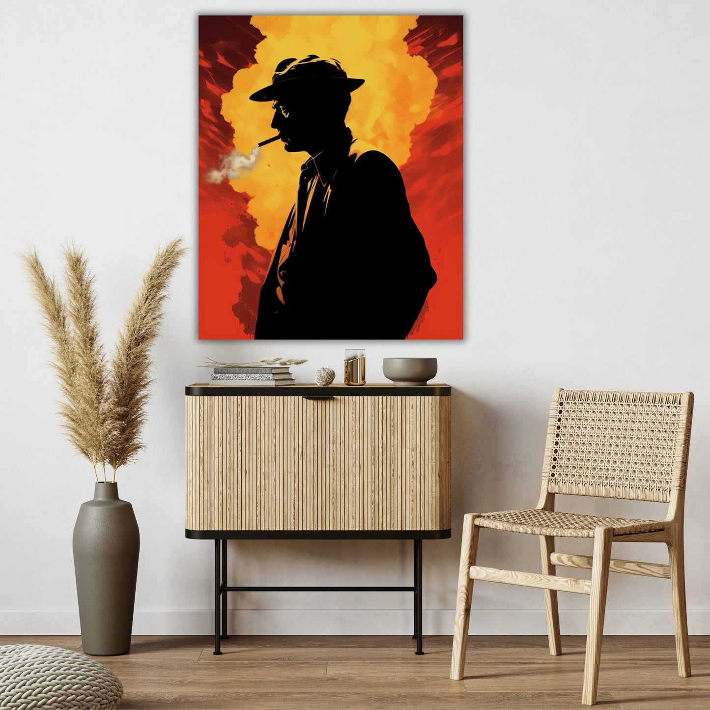 Oppenheimer Cillian Murphy Wall Art - InkTale